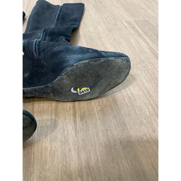 Tory Burch Black Heeled Boots - Picture 4 of 6